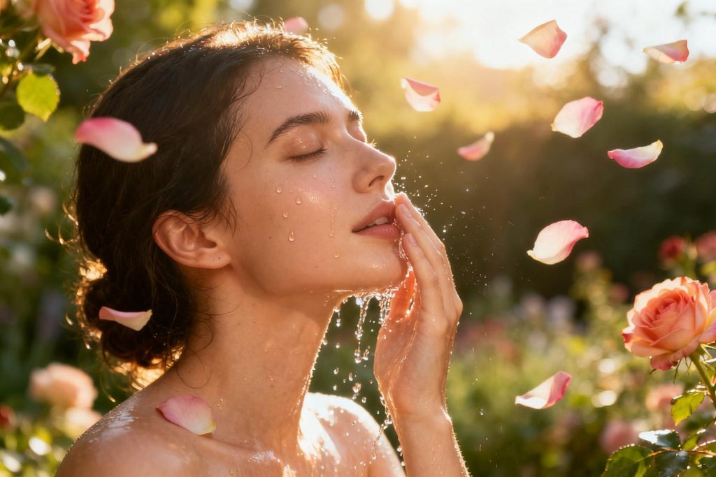 Bienfaits de l’eau de rose sur le visage : découvrez ses secrets