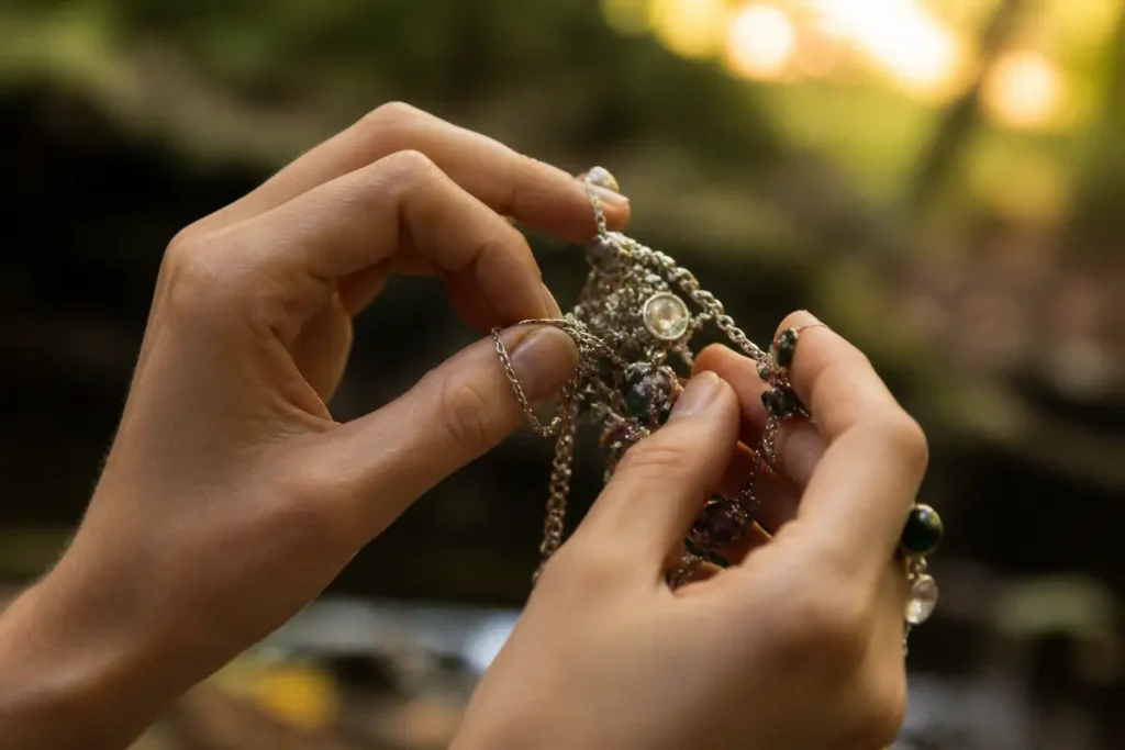 Collier qui s’emmêle : quelle signification spirituelle ?