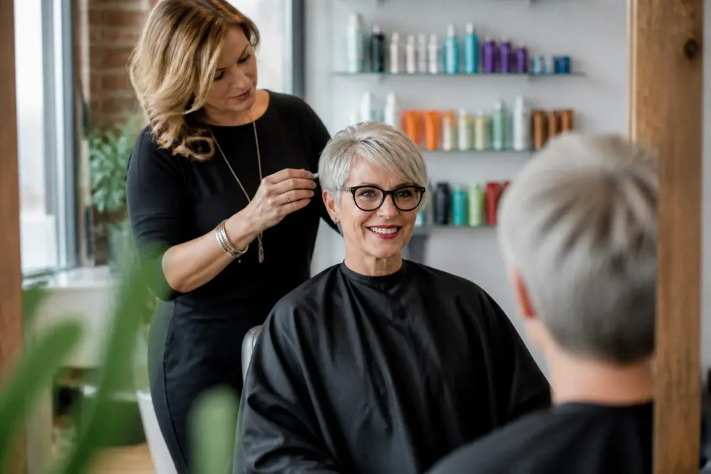 Coupe de cheveux femme 50 ans avec lunettes : 10 styles flatteurs