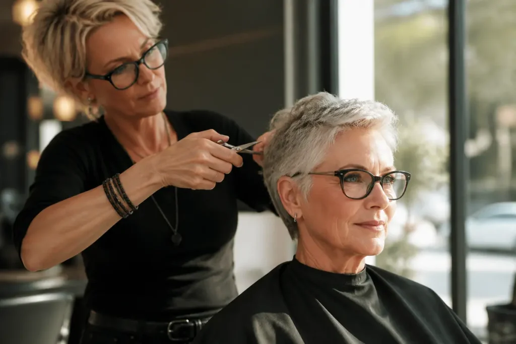 Coupe de cheveux femme 50 ans avec lunettes : 5 idées tendance