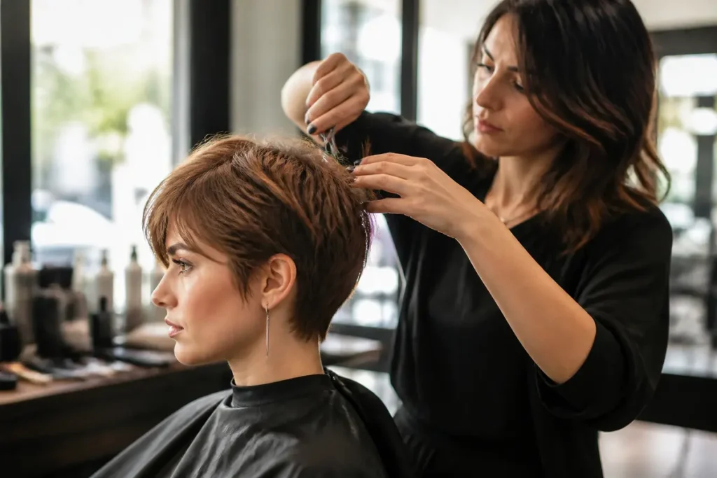 Effilé hyper stylée : Guide ultime de la coupe courte femme moderne