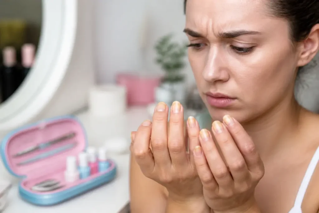 Ongle jaune après vernis : comment éviter ce problème ?